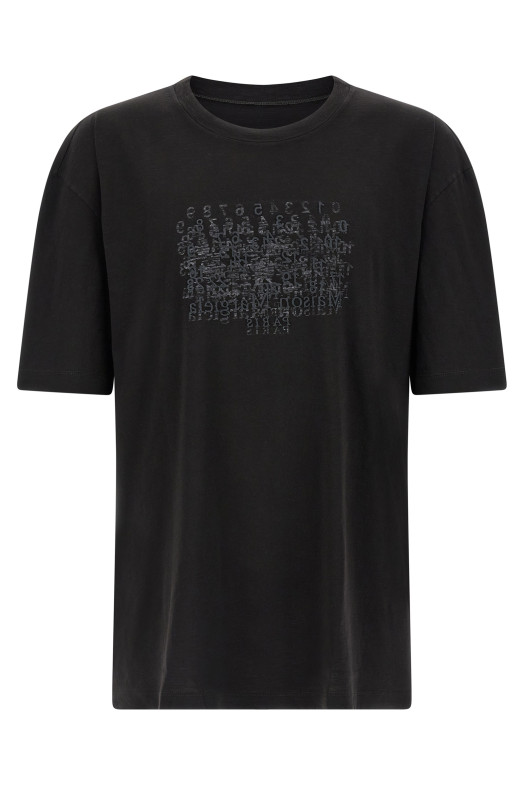'Numerical' T-shirt Black