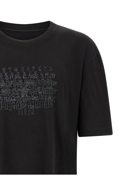 'Numerical' T-shirt Black