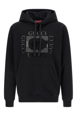 'Gucci Incrocio GG' hoodie Black