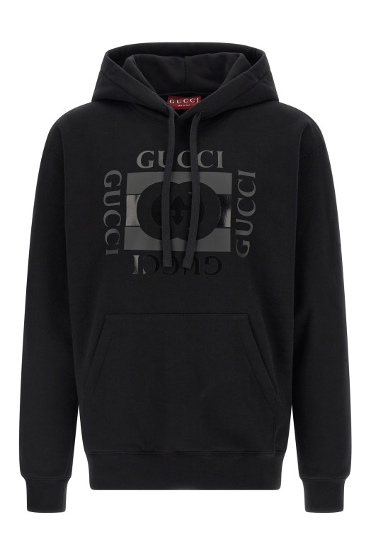 'Gucci Incrocio GG' hoodie Black