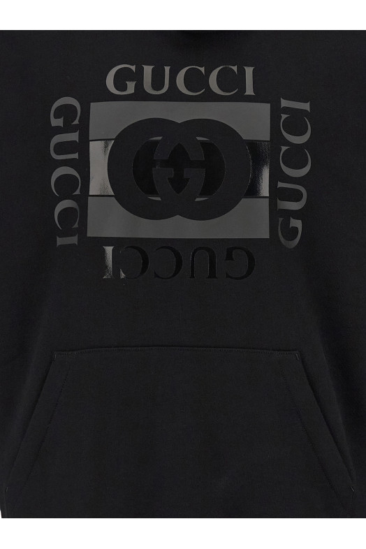 'Gucci Incrocio GG' hoodie Black