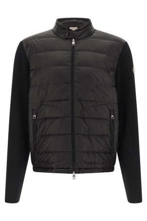 Padded cardigan Black