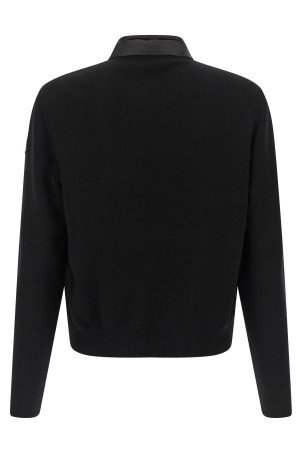 Padded cardigan Black