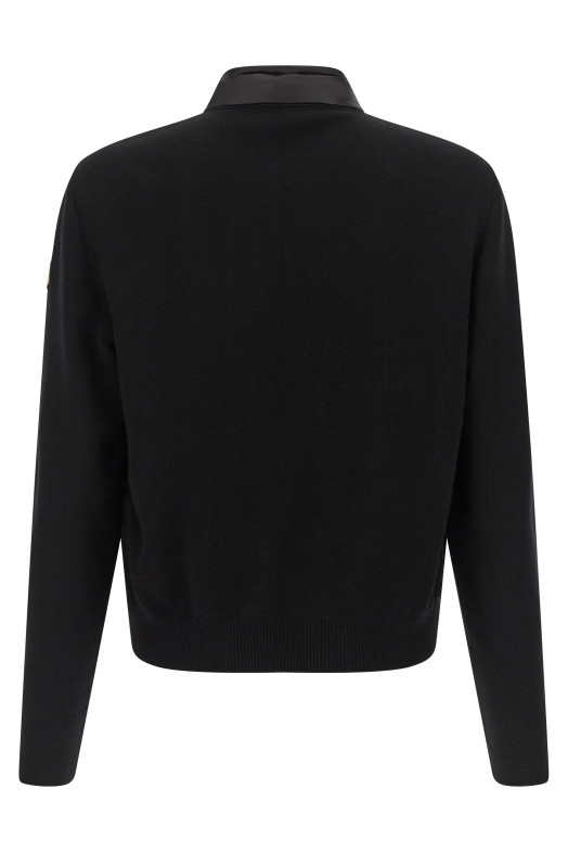 Padded cardigan Black