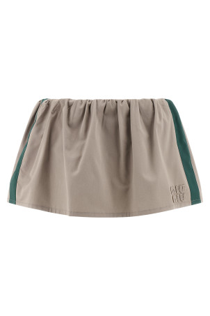 Old twill skirt Gray