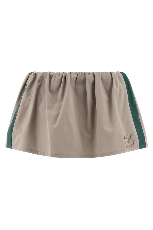 Old twill skirt Gray