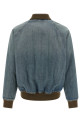 Denim bomber jacket Blue
