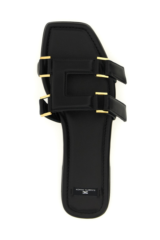 Nappa leather sandals Black