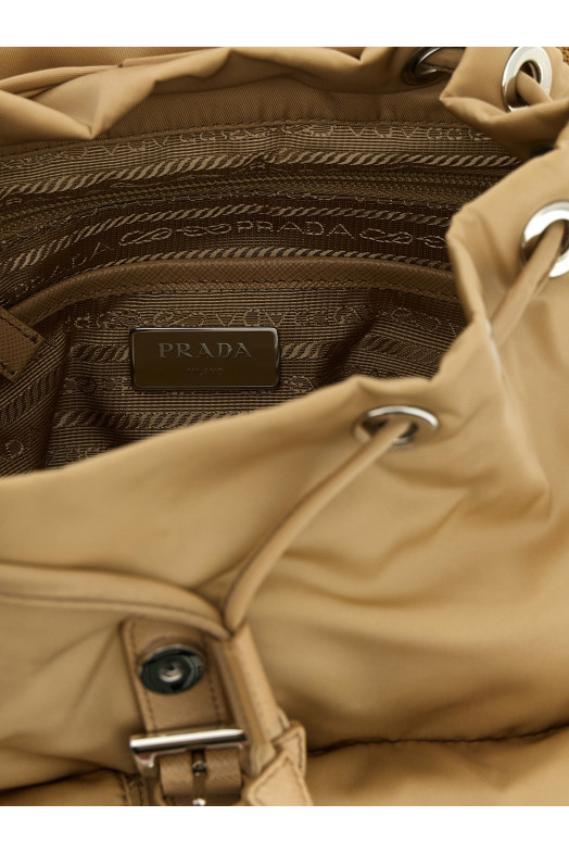 Re-Nylon Small Backpack Brown