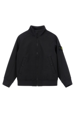 Logo badge jacket Black