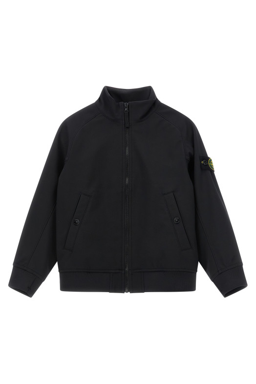 Logo badge jacket Black