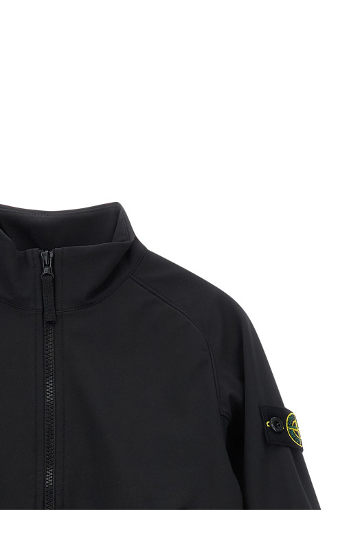 Logo badge jacket Black