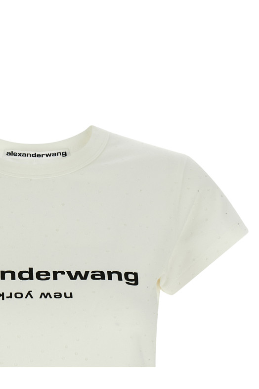 'Logo Baby Tee' T-shirt White