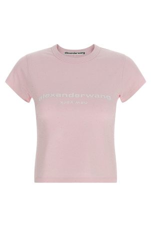 'Logo Baby Tee' T-shirt Pink
