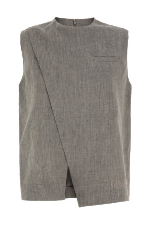 'Della' top Gray