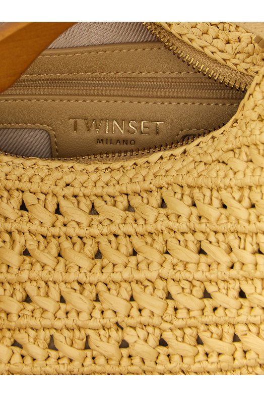 'Croissant' handbag Beige