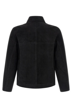 Fiore suede jacket Black
