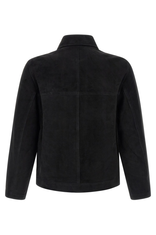 Fiore suede jacket Black