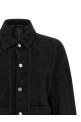 Fiore suede jacket Black