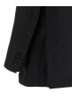 Linen viscose blazer Black