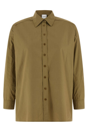 Adjustable sleeve turn-up shirt Green