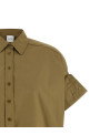 Adjustable sleeve turn-up shirt Green