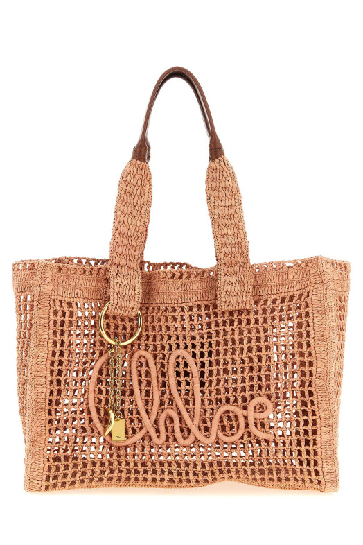 'East-West Summer Banana' shopping bag Pink
