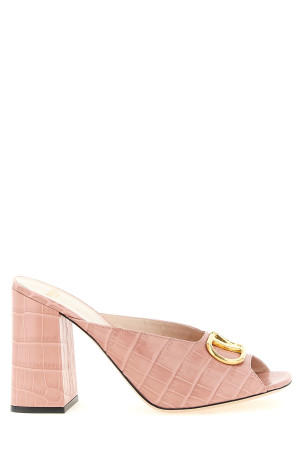 Valentino Garavani 'Vlogo Signature' slides Pink