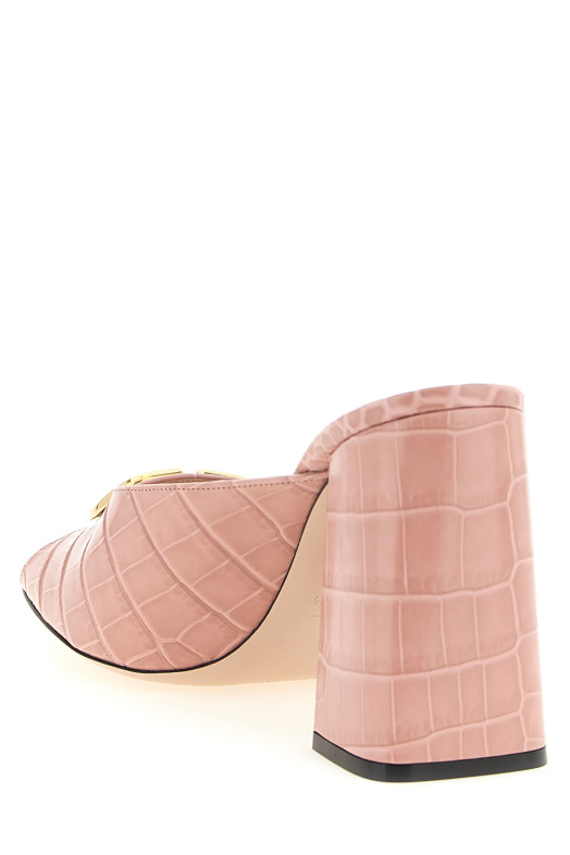 Valentino Garavani 'Vlogo Signature' slides Pink