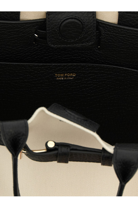 Small 'Audrey' shopping bag Black-grey