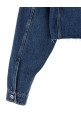 Cropped denim jacket Blue