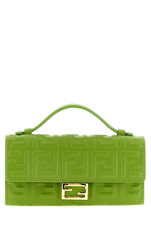 'Continental Baguette' wallet on chain Green