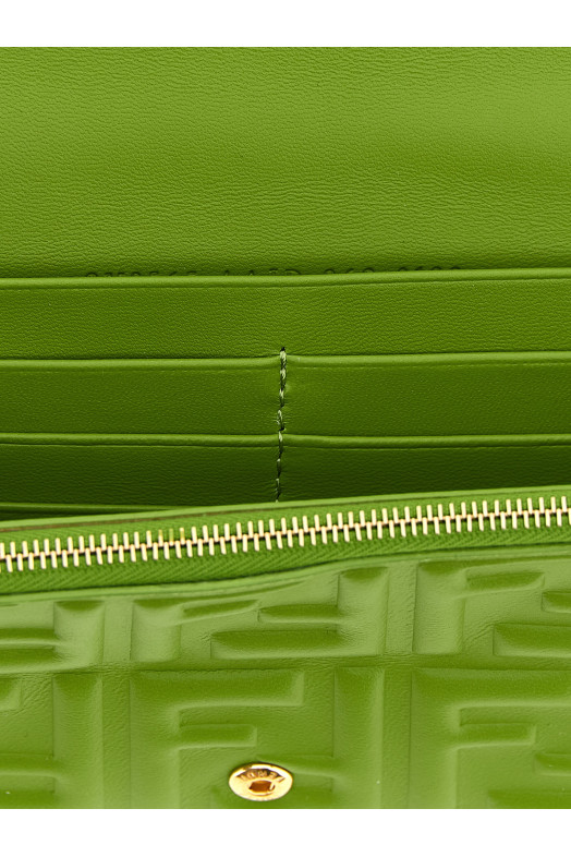 'Continental Baguette' wallet on chain Green