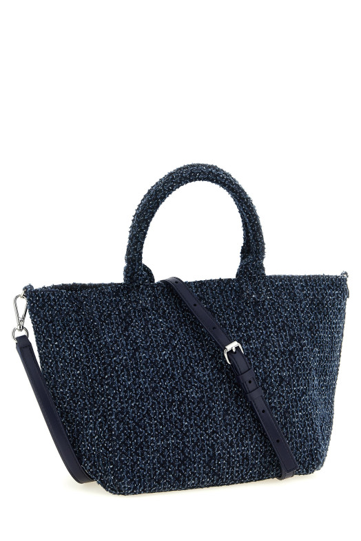 Small 'Bear' shopping bag Blue