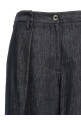'A-line Pleated' pants Blue