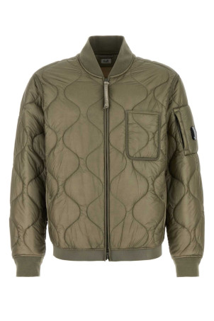 Sage green nylon padded jacket C.P. COMPANY (19CMOW048A110158A)