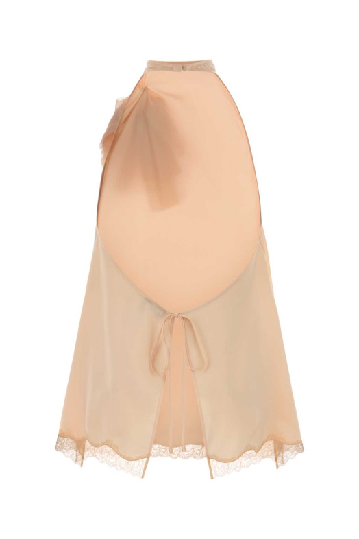 Peach satin top orange MAGDA BUTRYM (348426)