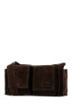 Dark brown suede Utilitaire crossbody bag MIU MIU (5BC205VPOO2CSS)