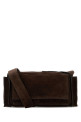 Dark brown suede Utilitaire crossbody bag MIU MIU (5BC205VPOO2CSS)