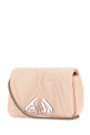 Pastel pink leather mini Seal clutch ALEXANDER MCQUEEN (7770111BLE2)