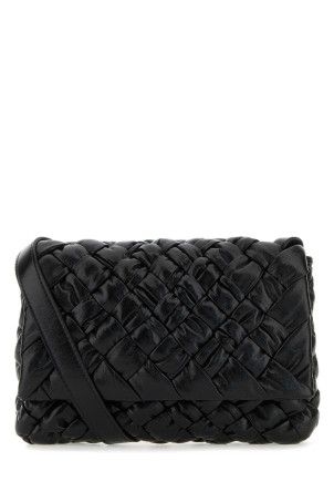 Black leather crossbody bag BOTTEGA VENETA (787113V4HO1)
