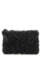 Black leather crossbody bag BOTTEGA VENETA (787113V4HO1)