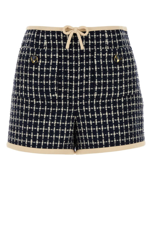 Embroidered tweed shorts VALENTINO GARAVANI (7B3RF3359E4)