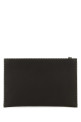Dark brown leather clutch FENDI (7N0134AP3B)