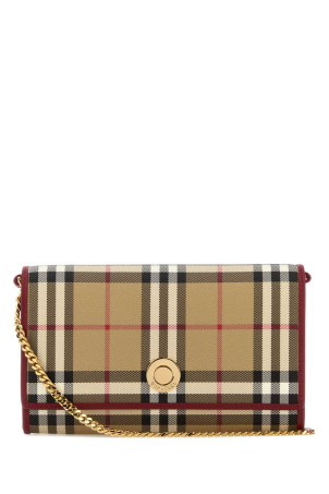 Printed canvas Check wallet BURBERRY (8116321)