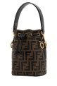 Printed leather mini Mon Tresor bucket bag FENDI (8BS010A659)