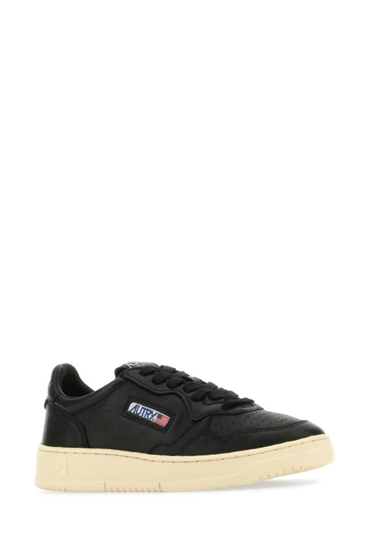 Black leather Medalist sneakers Black AUTRY (AULM)