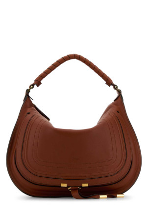 Caramel leather Marcie shoulder bag CHLOE (CH26SS881R35)