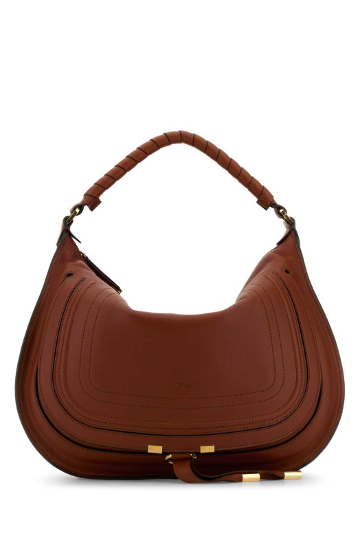 Caramel leather Marcie shoulder bag CHLOE (CH26SS881R35)