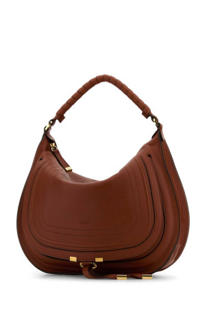 Caramel leather Marcie shoulder bag CHLOE (CH26SS881R35)